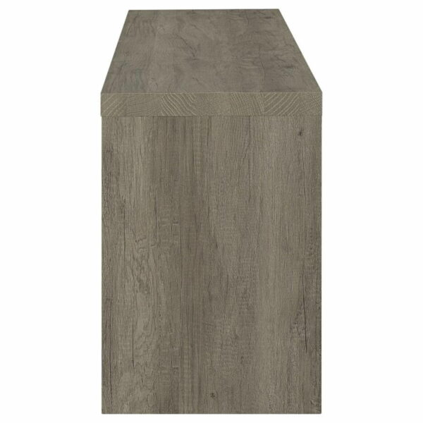 Burke - 2-Drawer TV Console - Gray Driftwood - Image 9