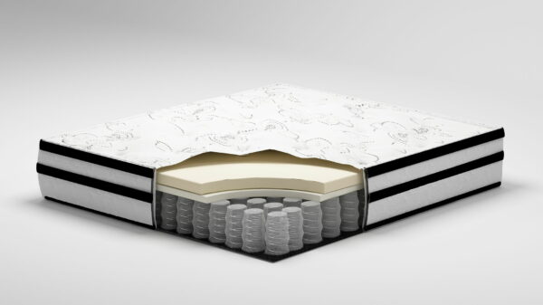 Chime 10 Inch Hybrid - White - 2 Pc. - Queen Mattress And Pillow - Image 7