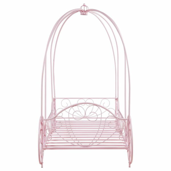 Massi - Twin Canopy Bed - Powder Pink - Image 6