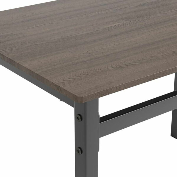 Lana - 5 Piece Rectangular Dining Set - Dark Brown And Black - Image 4