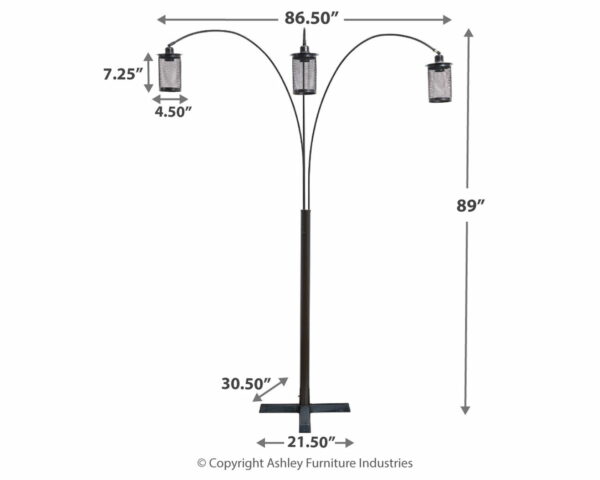Maovesa - Bronze - Metal Arc Lamp - Image 4
