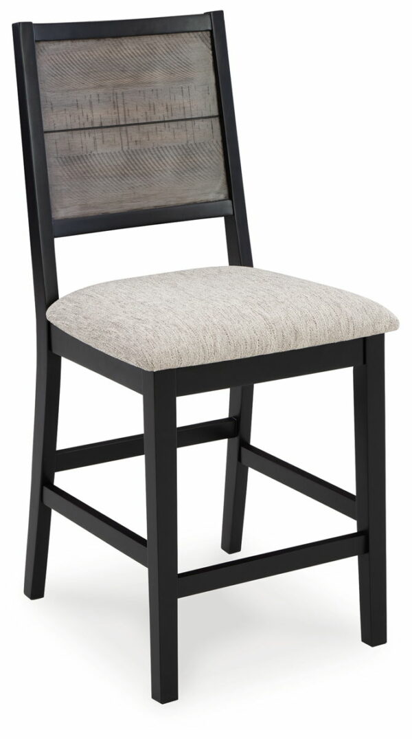 Corloda - Black / Gray - Round Counter Table Set (Set of 5) - Image 13