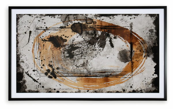 Clefting - Black / Caramel / Tan - Wall Art - Image 3