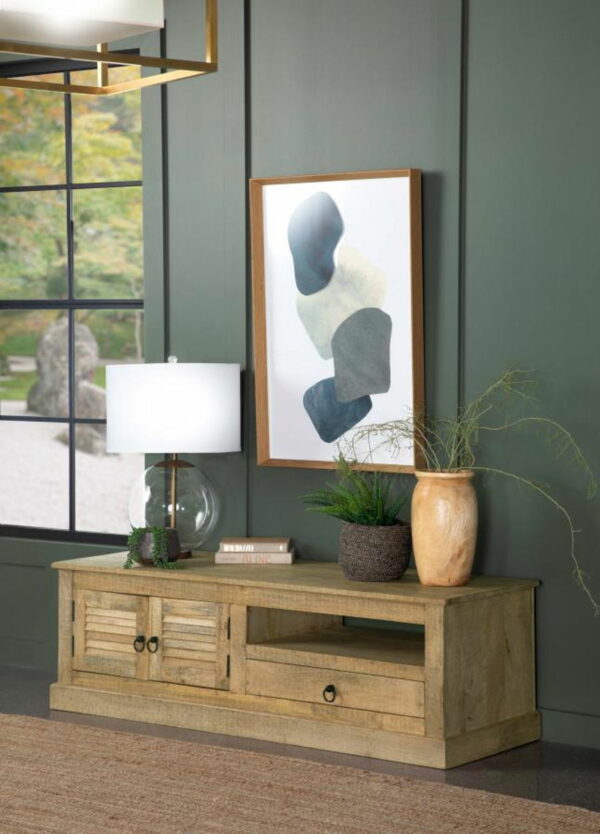 Zabel - 2-Door TV Console - Natural - Image 5