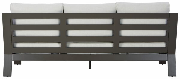 Tropicava - Taupe / White - Sofa With Cushion - Image 5