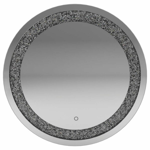Landar - Round Wall Mirror - Silver - Image 3