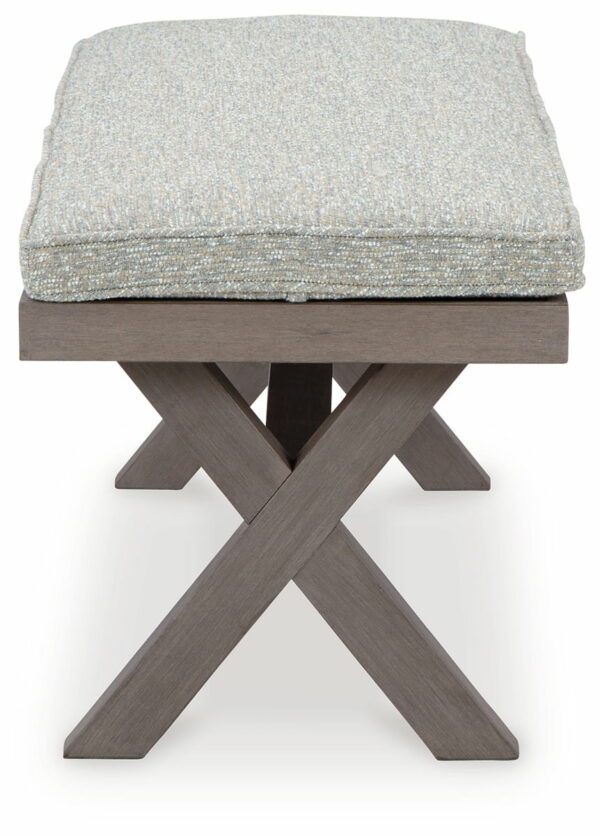 Hillside Barn - Gray / Brown - Bench With Cushion - Image 6