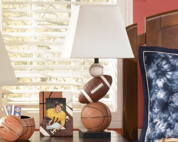 Nyx - Orange - Poly Table Lamp - Image 2