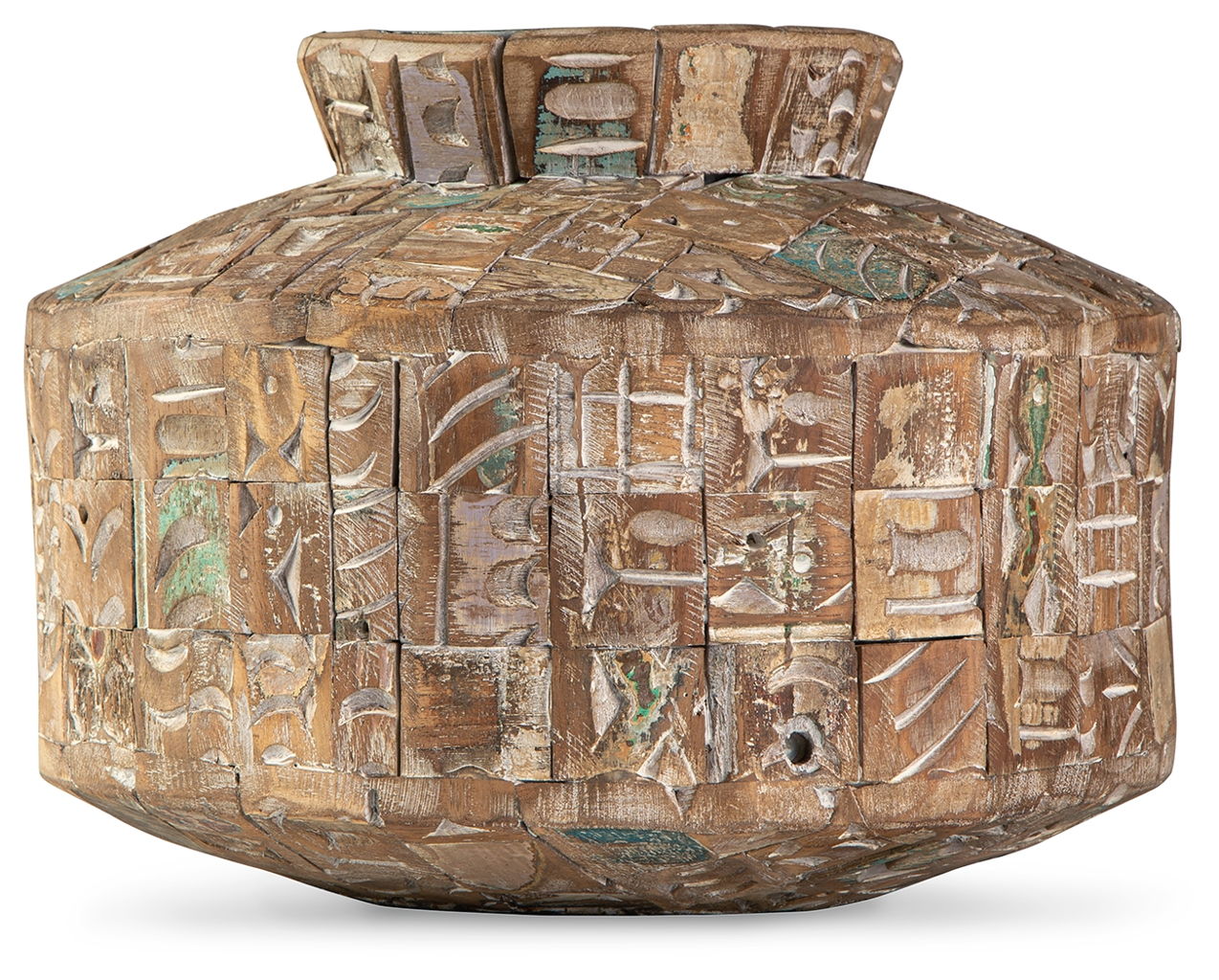 Meltland - Natural / Black - Vase - Square - Image 2