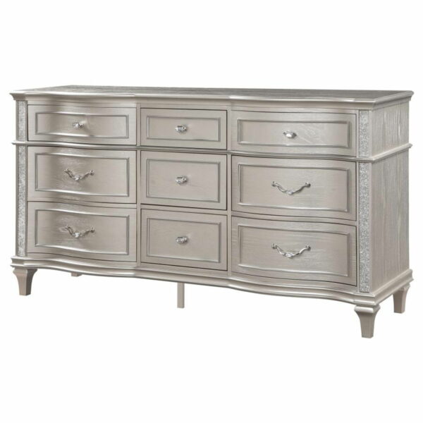 Evangeline - 9-Drawer Dresser - Silver Oak - Image 10