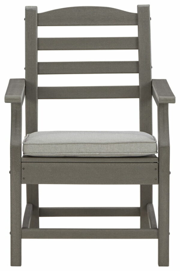 Visola - Gray - Arm Chair With Cushion (Set of 2) - Image 6