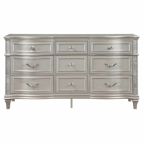 Evangeline - 9-Drawer Dresser - Silver Oak - Image 4