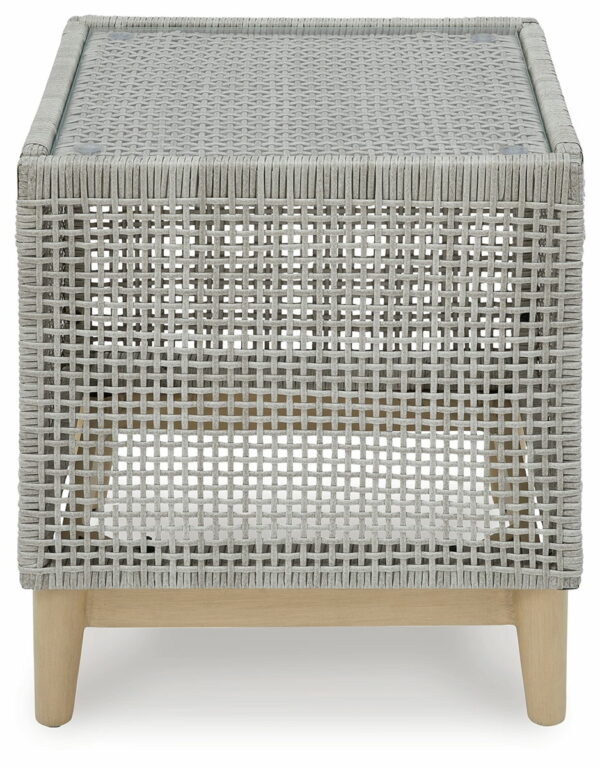 Seton Creek - Gray - Square End Table - Image 8