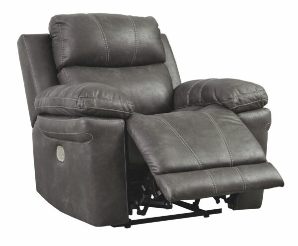 Erlangen - Dark Gray - Pwr Recliner/Adj Headrest - Image 5