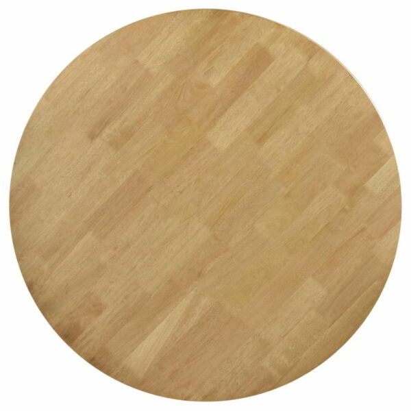 Elowen - 5 Piece Round Solid Wood Dining Set - Light Walnut - Image 11