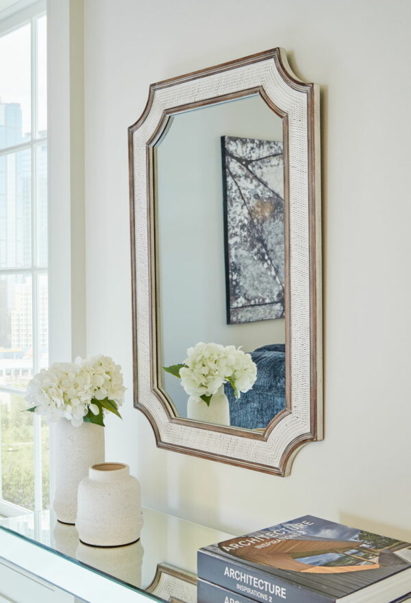 Howston - Antique White - Accent Mirror - Image 2