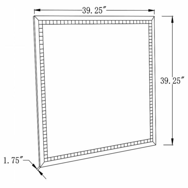 Noelle - Square Wall Mirror With Led Lights - Image 7
