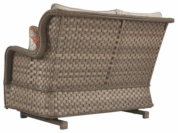 Clear Ridge - Light Brown - Loveseat Glider W/Cushion - Image 8