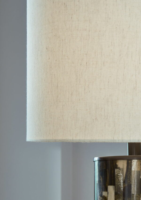 Ellford - Black / Brown / Cream - Poly Table Lamp - Image 4