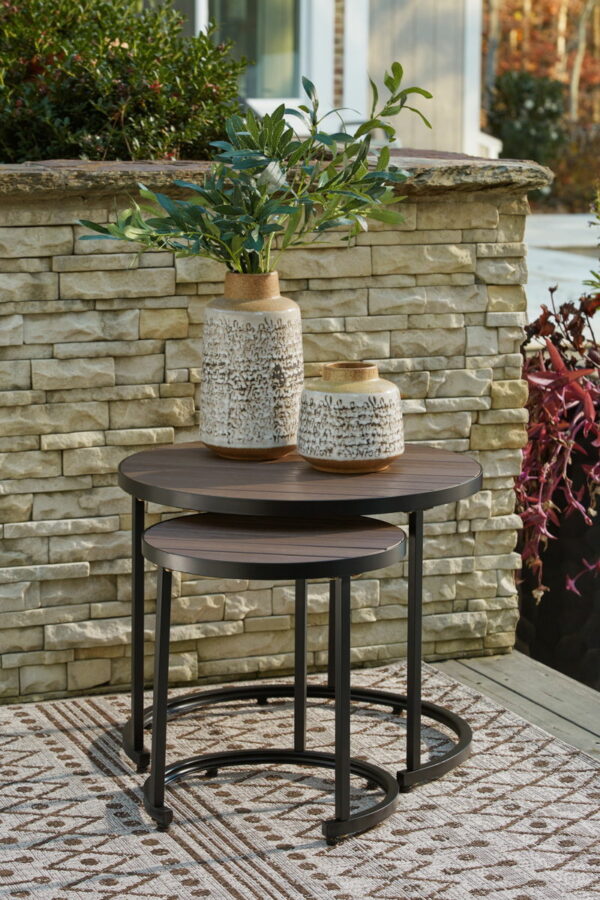 Ayla - Brown / Black - Nesting End Tables (Set of 2) - Image 4
