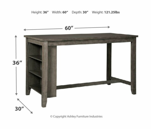 Caitbrook - Rectangular Counter Table Set - Image 6
