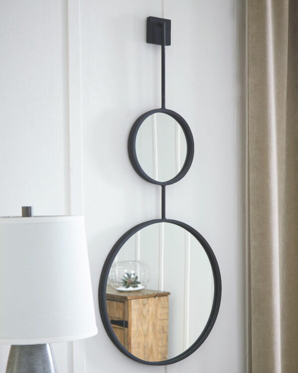 Brewer - Black - Accent Mirror - Image 2
