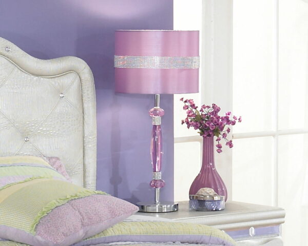 Nyssa - Purple - Metal Table Lamp - Image 9
