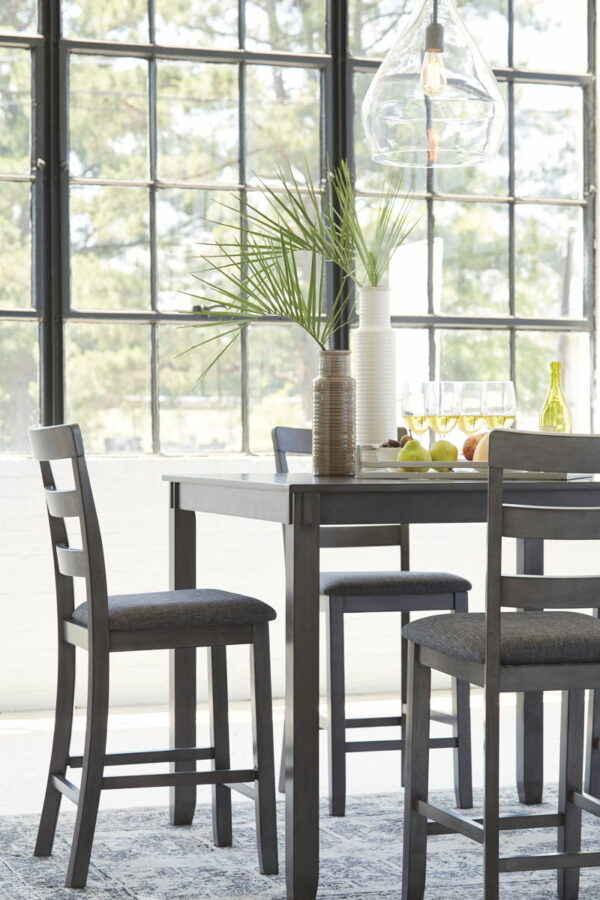 Bridson - Gray - Square Counter TBL Set (Set of 5) - Image 4