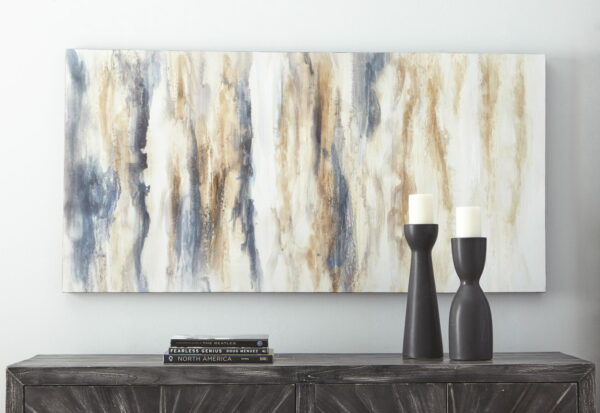 Joely - Blue / Tan - Wall Art - Image 3