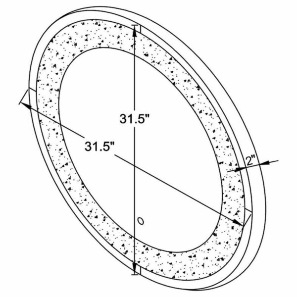Landar - Round Wall Mirror - Silver - Image 5