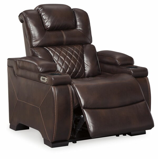 Warnerton - Brown Dark - Pwr Recliner/Adj Headrest - Image 13