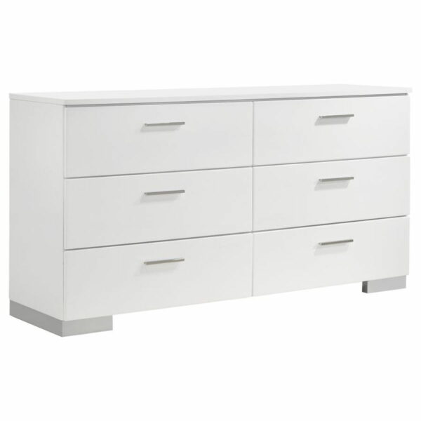 Jeremaine - Upholstered Platform Bedroom Set With LED - Image 7