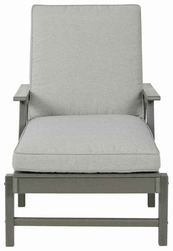 Visola - Gray - Chaise Lounge With Cushion - Image 5