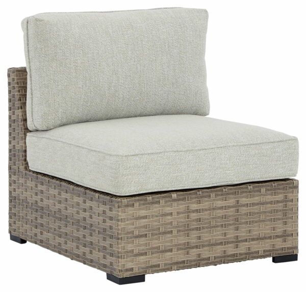 Calworth - Beige - Armless Chair W/Cushion (Set of 2) - Image 5