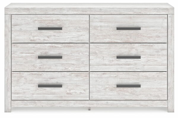 Cayboni - Whitewash - Six Drawer Dresser - Image 3