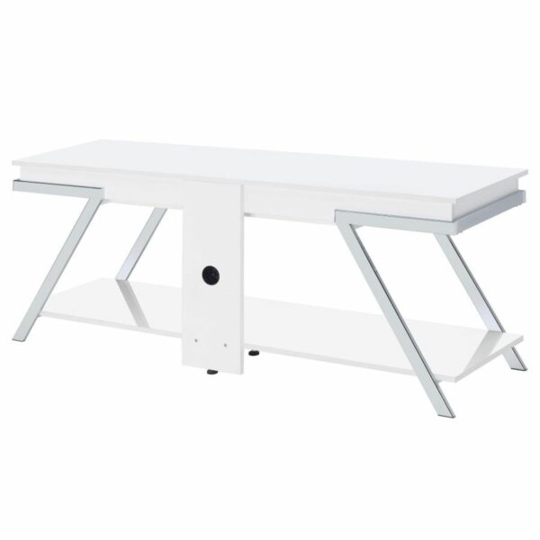 Marcia - 60" TV Stand - White High Gloss - Image 11