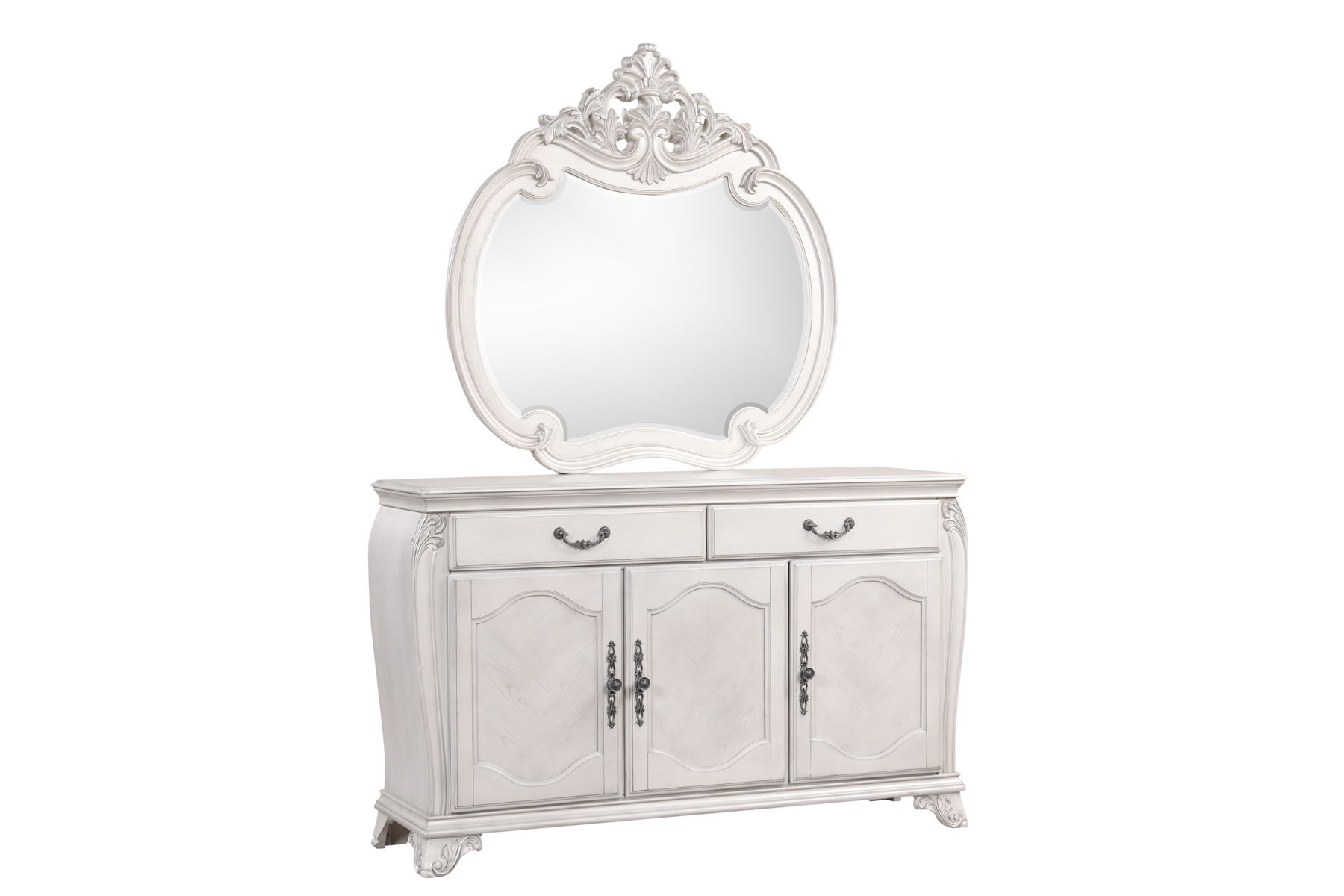 Cambria Hills - Buffet Mirror - Mist Gray - Image 3