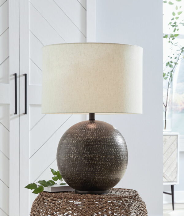 Hambell - Black / Gold Finish - Metal Table Lamp - Image 4