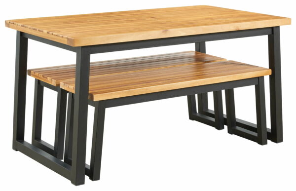 Town - Brown / Black - Dining Table Set (Set of 3) - Image 10