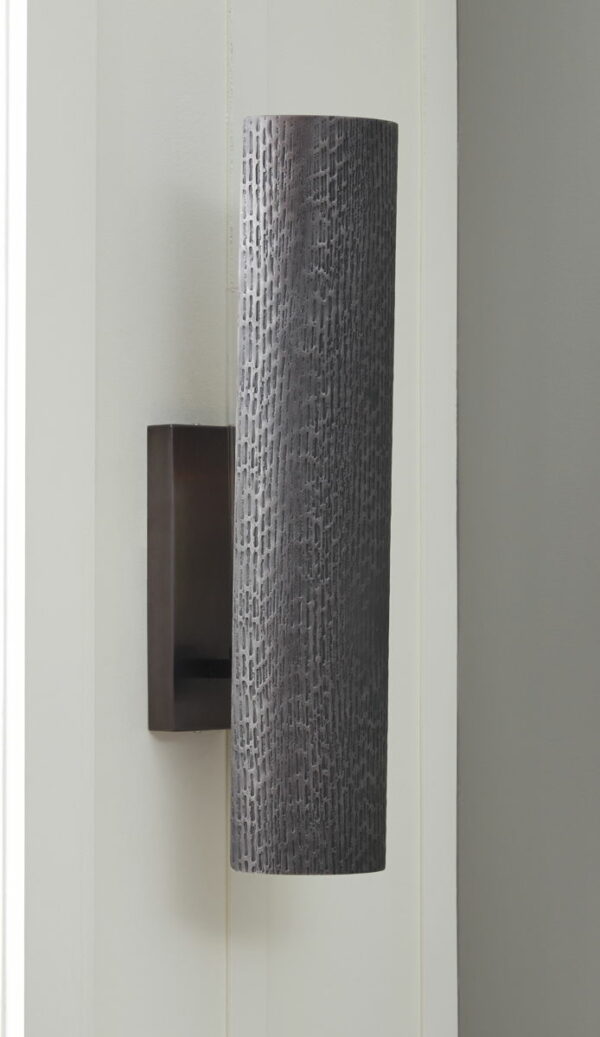 Oncher - Antique Pewter - Wall Sconce - Image 2