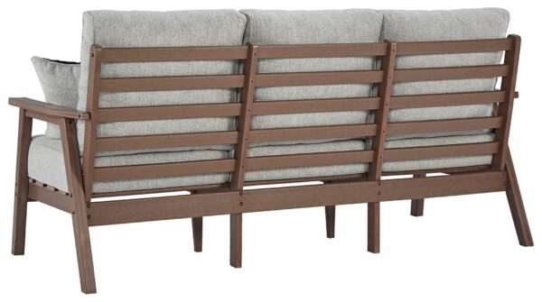 Emmeline - Brown / Beige - Sofa With Cushion - Image 4