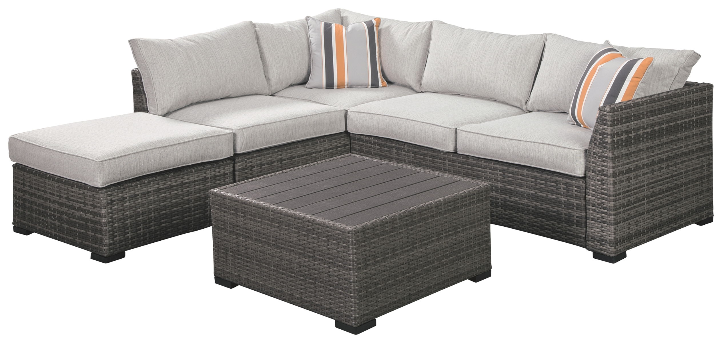Cherry Point - Gray - 4 Pc. - Lounge Set - Image 6