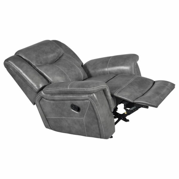 Conrad - Upholstered Motion Glider Recliner - Gray - Image 6