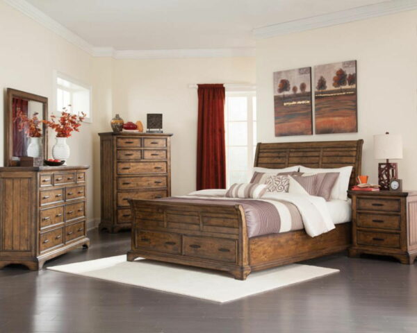 Elk Grove - Rectangular Dresser Mirror - Vintage Bourbon - Image 5