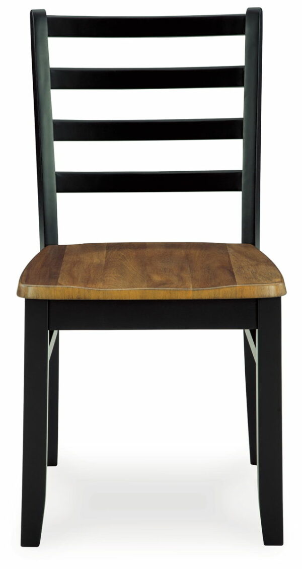 Blondon - Brown / Black - Dining Table and 4 Chairs (Set of 5) - Image 3
