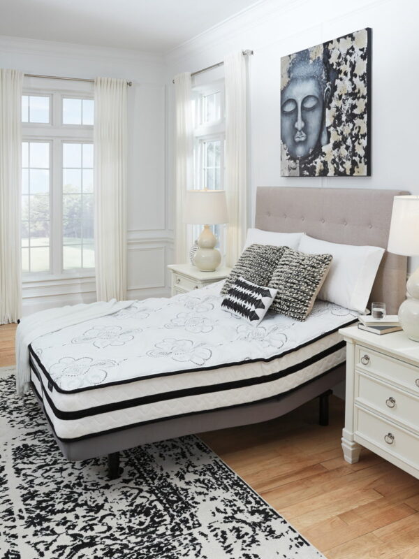 Chime 10 Inch Hybrid - White - 2 Pc. - Queen Mattress And Pillow - Image 5