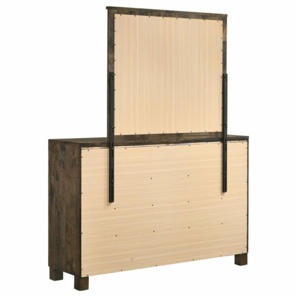 Woodmont - 8-drawer Dresser With Mirror - Rustic Golden Brown - Image 4