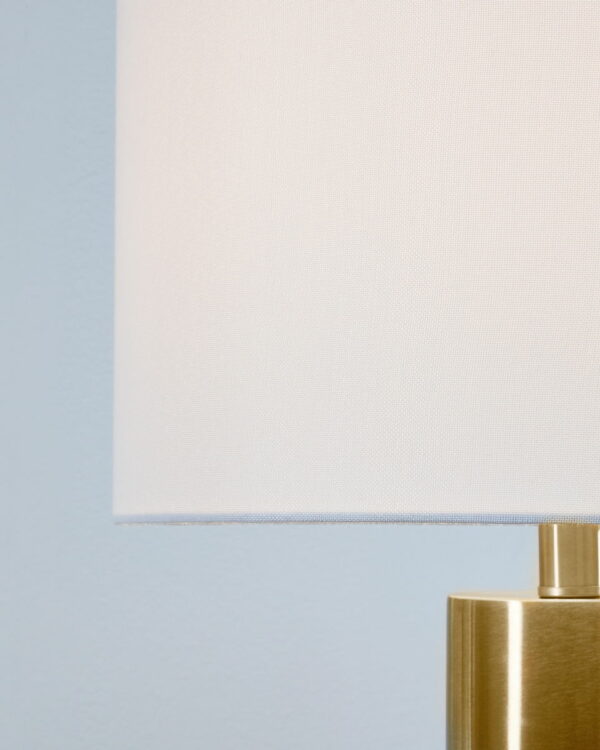 Samney - Gold Finish / White - Metal Table Lamp (Set of 2) - Image 2