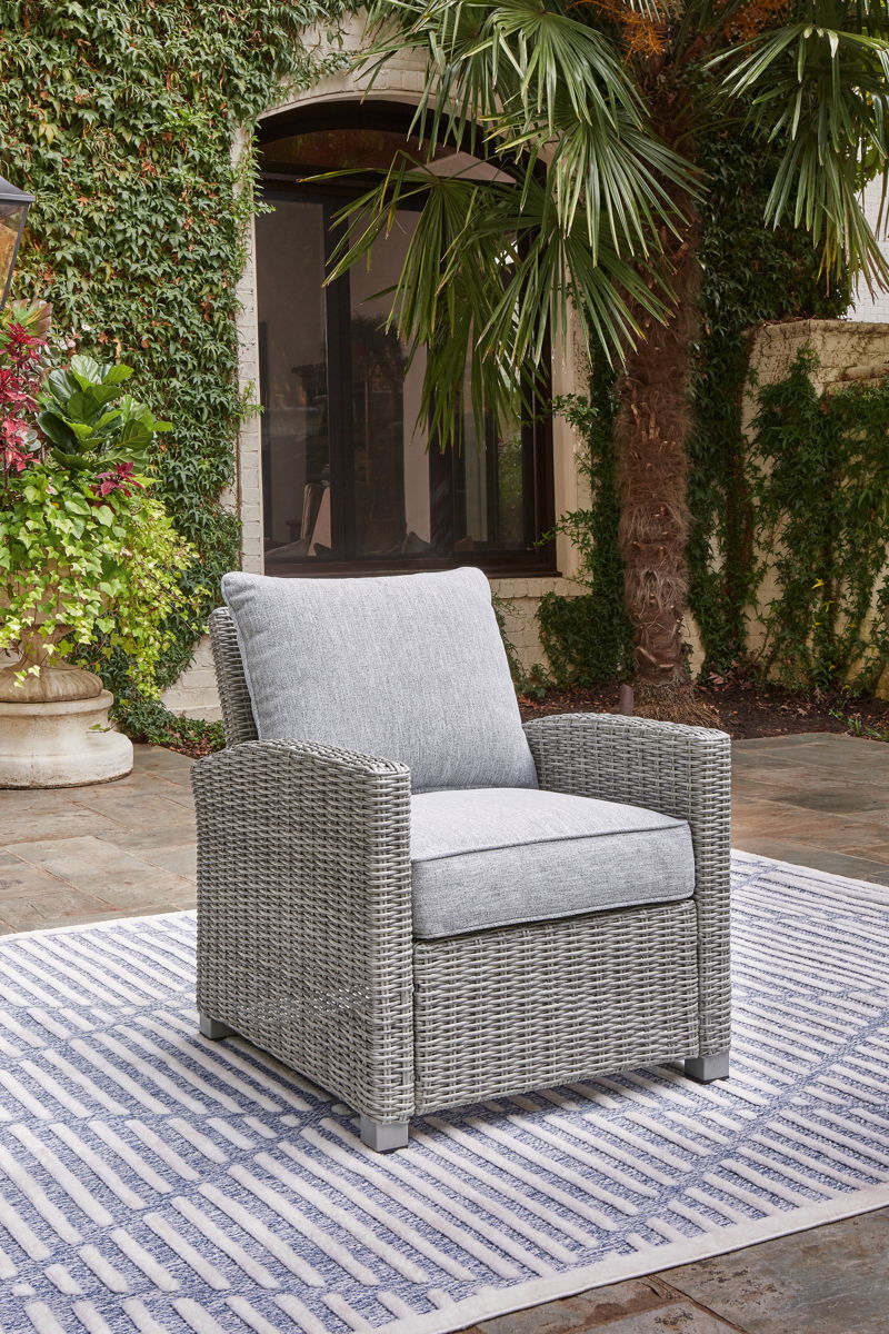 Naples Beach - Light Gray - Lounge Chair W/Cushion - Image 4