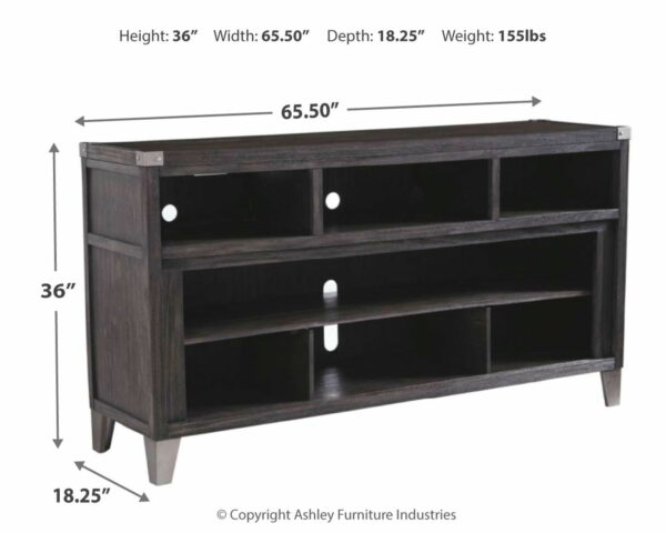 Todoe - Gray - LG TV Stand W/Fireplace Option - Image 3